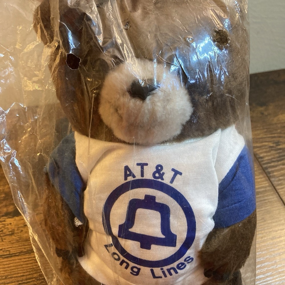 Dakin Misha Bear 1980 Olympic Bell Telephone Long Lines Sealed 1979 Vtg In Bag